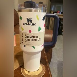 New! Stanley White confetti quencher tumbler cup